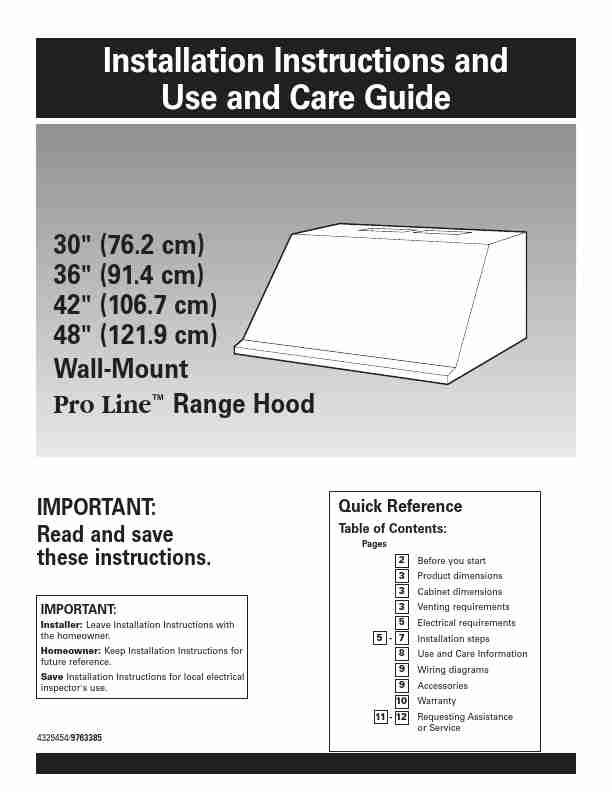 KitchenAid Ventilation Hood Range Hood-page_pdf